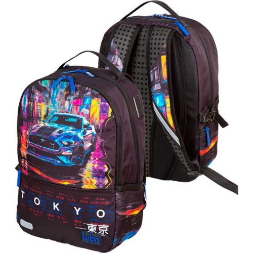 Рюкзак 'deVENTE. Label. Tokyo Drift' подростковый 39x30x17 см (19 л) вес 750 г, 7032584