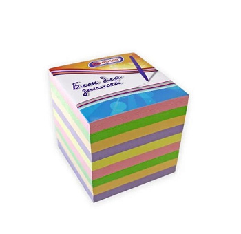 Кубарик 9х9х9 цветной экстра 2-6 цвета, офсет, AR-3988